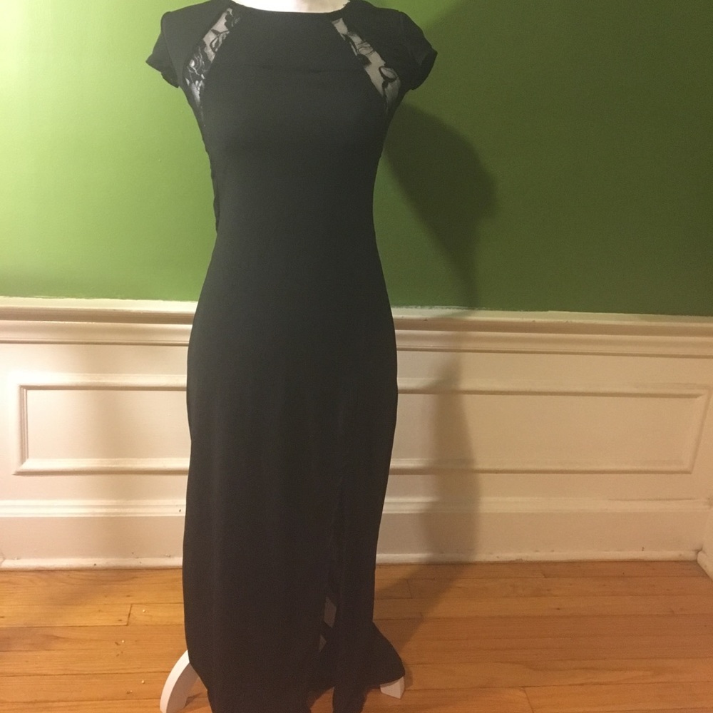 Black dress.